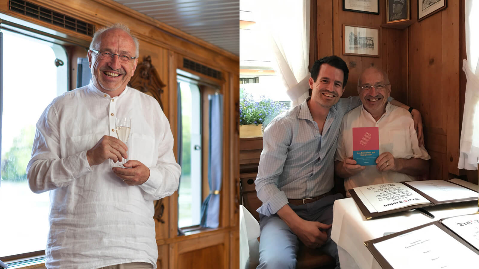 willers jobst und magnus bei der veröffentlichung des buchs soll­wer­te und stör­grös­se