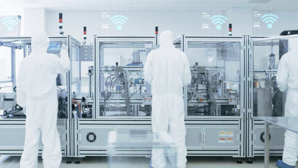 Innenansicht Produktion