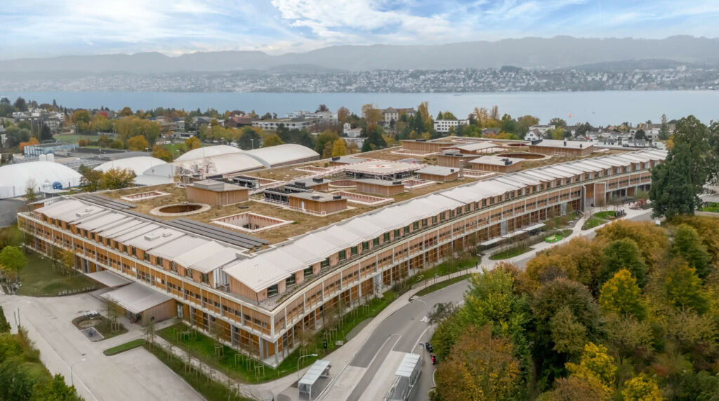 Neubau Kinderspital Zürich Vogelperspektive
